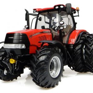 red agricultural tractor whith dubble wheels