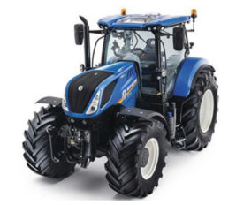 tracteur agricole bleu