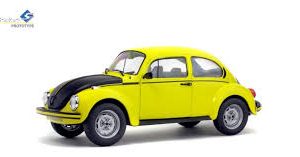 vieille voiture noire et jaune