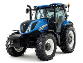 tracteur agricole bleu