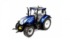 tracteur agricole bleu