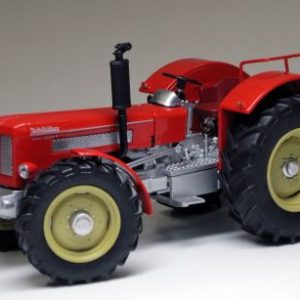 oldtimer agricultural tractor red