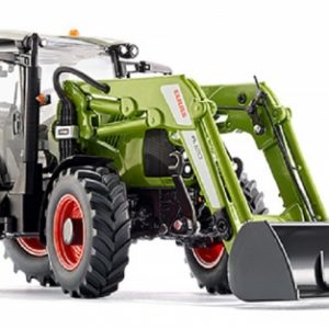 tracteur agricole vert avec chargeur avant