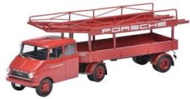 camion de transport rouge