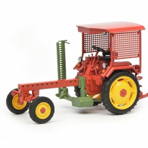 vieu tracteur agricole rouge