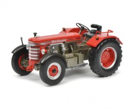 vieux tracteur agricole rouge