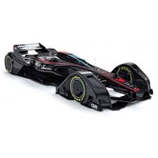 concept car de formule 1 noire