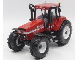 vieux tracteur agricole rouge et blanc