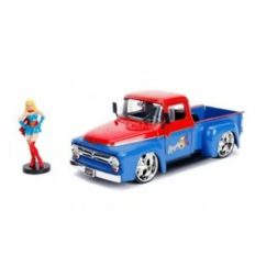 vieu camion pick up rouge et bleu