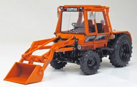 petit tracteur agricole orange