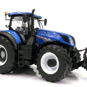 gros tracteur agricole bleu