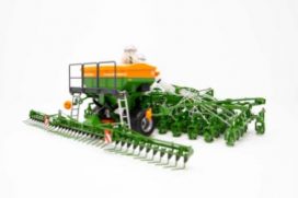 grosse machine agricole verte et orange