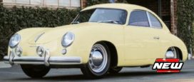 vieille voiture coupe jaune