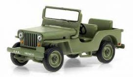 vieille jeep verte