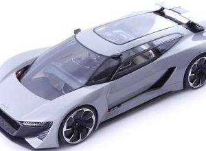 voiture futuriste grise