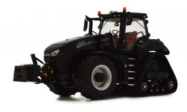 gros tracteur agricole noire a chenille