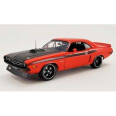 vieille voiture muscle car rouge et noire