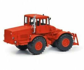 vieux gros tracteur orange