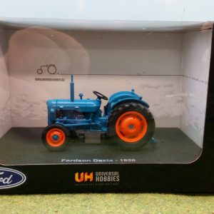 vieux tracteur agricole bleu