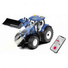 tracteur agricole bleu