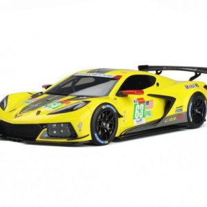 voiture de course jaune et grise