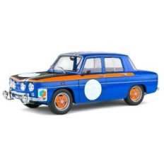 vieille voiture française orange et bleu