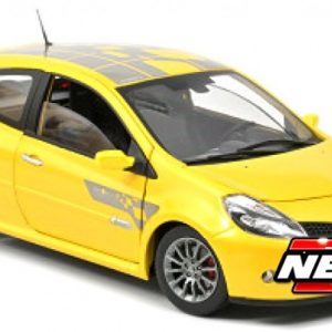 vieille voiture de sport jaune