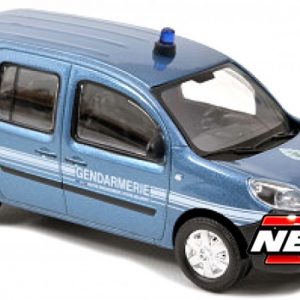 voiture camionnette de police bleu