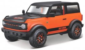 voiture jeep orange et noire