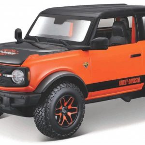 voiture jeep orange et noire