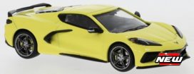 voiture de sport jaune americaine