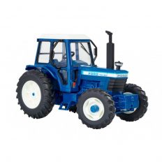 vieux tracteur agricole bleu