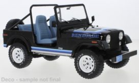 vieille jeep cabriolet bleu