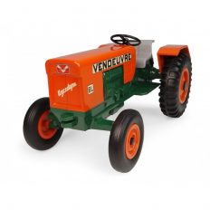 vieux tracteur agricole vert et orange