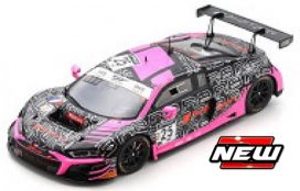 voiture de course rose et noire