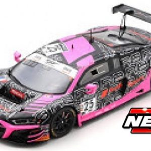 voiture de course rose et noire