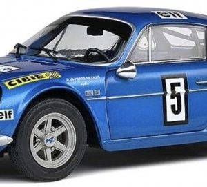 vieille voiture de rallye bleu