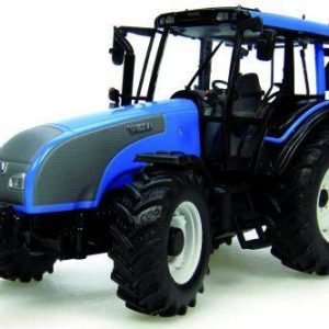 gros tracteur agricole bleu