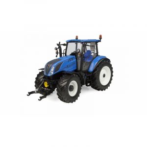 gros tracteur agricole bleu