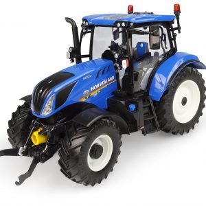 gros tracteur agricole bleu