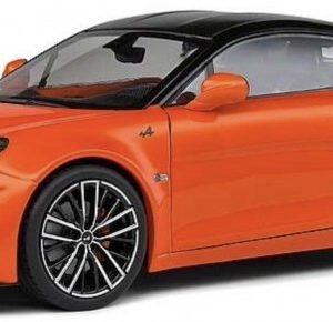 voiture de sport orange et noire