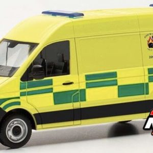 ambulance jaune et verte belge