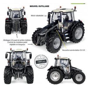 gros tracteur agricole noire