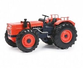 vieux tracteur agricole orange