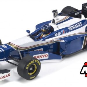 vieille voiture de course bleu et blanc formule 1