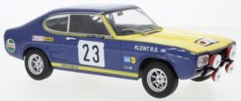 vieille voiture de rallye bleu et jaune