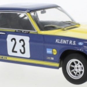 vieille voiture de rallye bleu et jaune