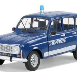 vieille voiture de gendarmerie bleu