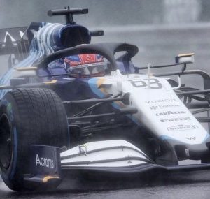 voiture de course formule 1 noire et bleu