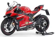 moto italienne de sport rouge